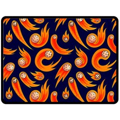 Space Patterns Pattern Double Sided Fleece Blanket (large) by Pakemis