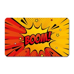Explosion Boom Pop Art Style Magnet (rectangular)