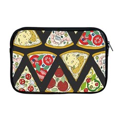 Vector-seamless-pattern-with-italian-pizza-top-view Apple Macbook Pro 17  Zipper Case