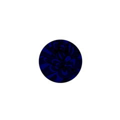 Blue 3 Zendoodle 1  Mini Buttons by Mazipoodles