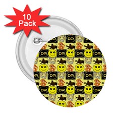 Smily 2 25  Buttons (10 Pack) 