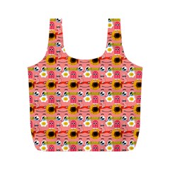 Egg Eyes Full Print Recycle Bag (m) by Sparkle