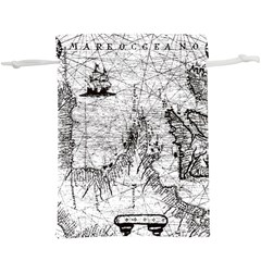 Antique Mercant Map  Lightweight Drawstring Pouch (xl) by ConteMonfrey
