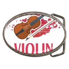 Violin T- Shirt Cool Girls Play Violin T- Shirt Belt Buckles by maxcute