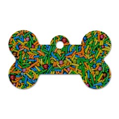 Sugar Ornament Sweet Snack Dog Tag Bone (two Sides) by Ravend
