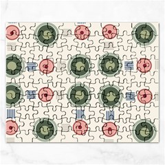 Art Design Round Drawing Abstract Rectangular Jigsaw Puzzl by Jancukart