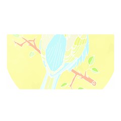 Birds Illustration T- Shirtbird T- Shirt (3) Satin Wrap 35  X 70  by maxcute