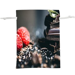 Chocolate Dark Lightweight Drawstring Pouch (xl) by artworkshop