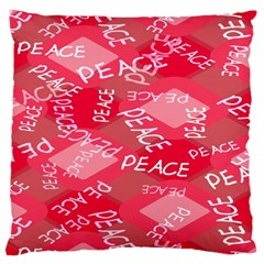 Background Peace Doodles Graphic Standard Premium Plush Fleece Cushion Case (one Side) by Ravend