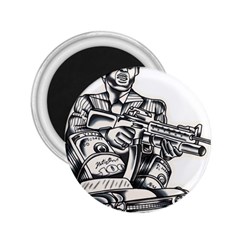 Scarface Movie Traditional Tattoo 2 25  Magnets