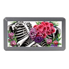 Gothic Floral Skeletons Memory Card Reader (mini) by GardenOfOphir