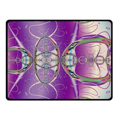 Abstract Colorful Art Pattern Design Fractal Fleece Blanket (small) by Ravend