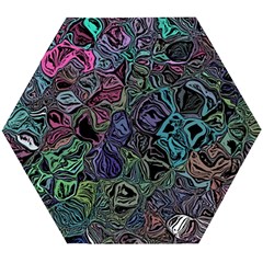 Background Pattern Texture Design Wooden Puzzle Hexagon
