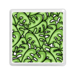 Leaves Nature Monstera Seamless Pattern Repeating Memory Card Reader (square) by Ravend