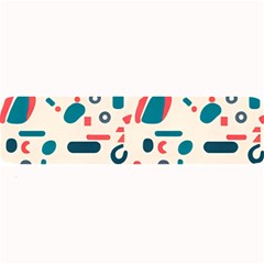 Shapes Pattern  Large Bar Mat by Sobalvarro