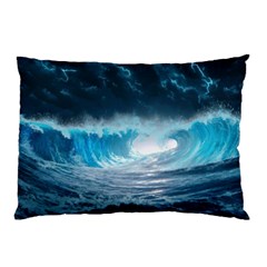 Thunderstorm Storm Tsunami Waves Ocean Sea Pillow Case