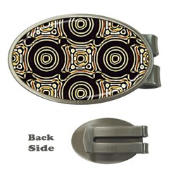 Background Art Pattern Design Graphic Money Clips (oval) 