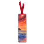 Reflecting Sunset Over Beach Small Book Marks Front