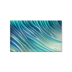 Pastel Ocean Waves Sticker Rectangular (100 Pack) by GardenOfOphir