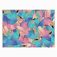 Painting Watercolor Abstract Design Artistic Ink Large Glasses Cloth (2 Sides)