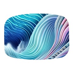 Ocean Waves Pastel Mini Square Pill Box by GardenOfOphir