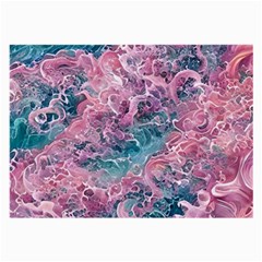 Ocean Waves In Pink Ii Large Glasses Cloth