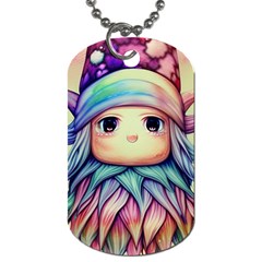 Spell Mojo Enchantress Dog Tag (one Side) by GardenOfOphir