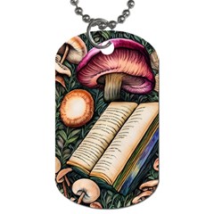 Conjure Mushroom Charm Spell Mojo Dog Tag (one Side) by GardenOfOphir