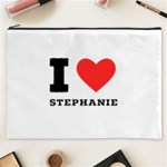I love stephanie Cosmetic Bag (XXXL) Front