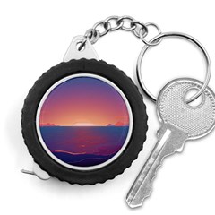 Sunset Ocean Beach Water Tropical Island Vacation Nature Measuring Tape
