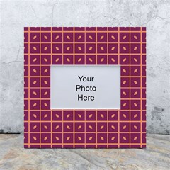 Pattern 9 White Box Photo Frame 4  X 6  by GardenOfOphir