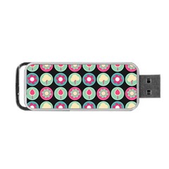 Chic Floral Pattern Portable Usb Flash (one Side) by GardenOfOphir