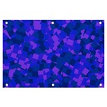 Cold Colorful Geometric Abstract Pattern Banner and Sign 6  x 4  Front