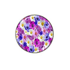Blossoms-yellow Hat Clip Ball Marker (10 Pack)