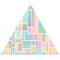 Color-blocks Wooden Puzzle Triangle