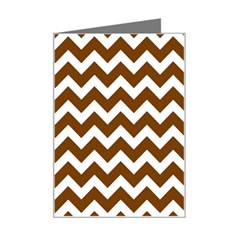 Chevron Pattern Gifts Mini Greeting Card by GardenOfOphir