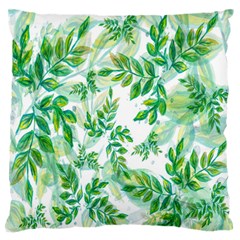 Leaves-37 Standard Premium Plush Fleece Cushion Case (two Sides)