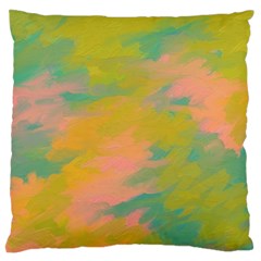 Paint-19 Large Premium Plush Fleece Cushion Case (two Sides)