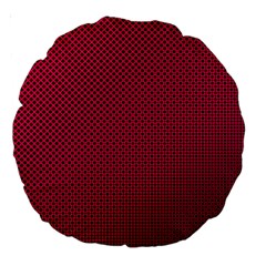 Red Large 18  Premium Round Cushions