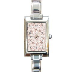 Background-103 Rectangle Italian Charm Watch