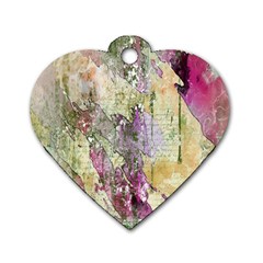 Background-105 Dog Tag Heart (two Sides)