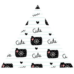 Cute-cutes Wooden Puzzle Triangle