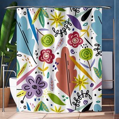 Flowers-101 Shower Curtain 60  X 72  (medium) 