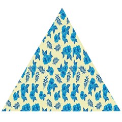 Rose-blue Wooden Puzzle Triangle