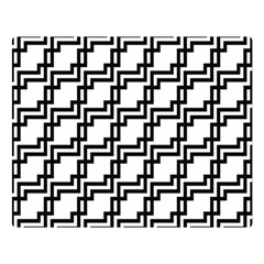 Pattern-monochrome-repeat Two Sides Premium Plush Fleece Blanket (large) by Semog4