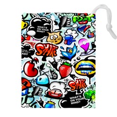 Graffiti Art Cartoon Comic Drawstring Pouch (5xl)