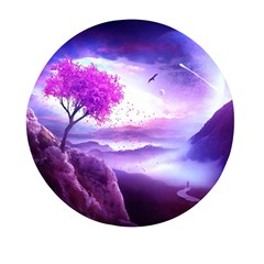Fantasy World Mini Round Pill Box (pack Of 5)