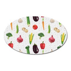 Vegetable Oval Magnet by SychEva