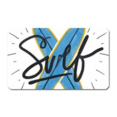 Wave Surfing Surfboard Surfing Magnet (rectangular) by pakminggu