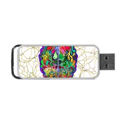 Brain Head Mind Man Silhouette Portable Usb Flash (two Sides) by pakminggu